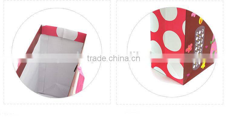 lovely candle pattern boutique paper shopping bag