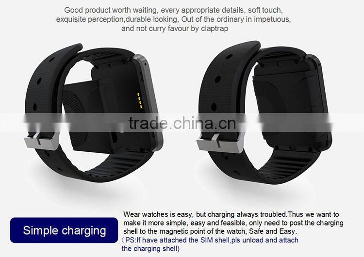 2G Android iOS WiFi Smart watch with camera