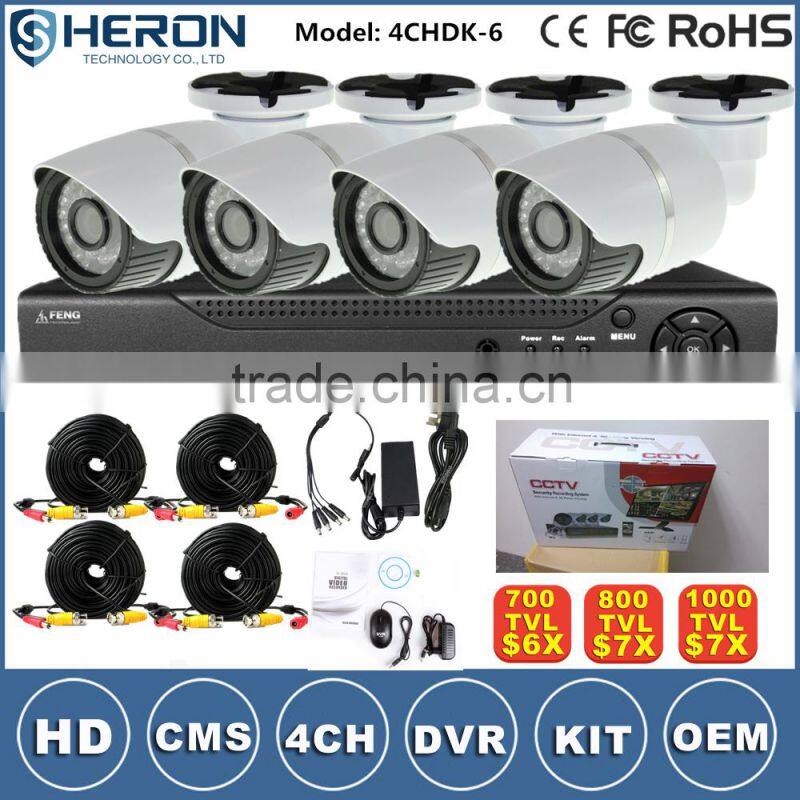 Top 10 cctv cameras DIY 4ch8ch16ch 720p960p dvr camera ahd cctv camera system