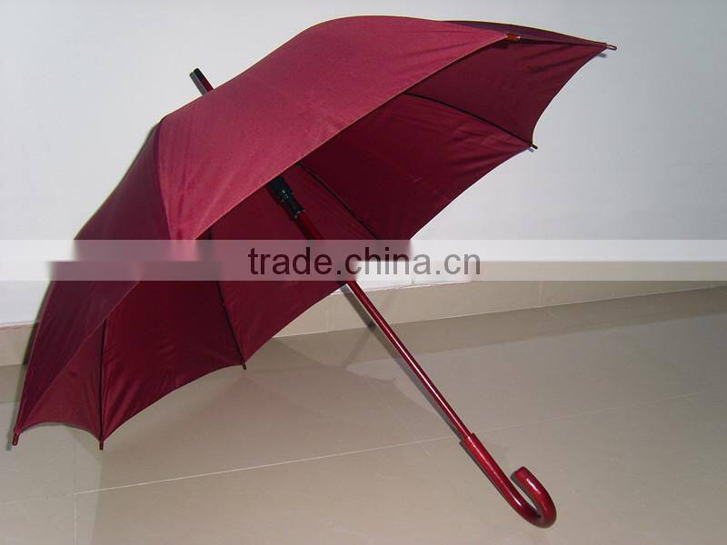 wooden shaft and wooden handle umbrella