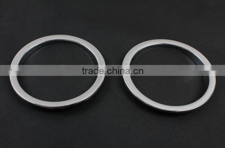 ABS Chrome fog light cover For Jeep Wrangler JK 2007+ off road auto parts jeep wrangler accessories