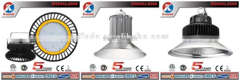 140lm/w 200w 150w 120W ETL CE FCC IP65 100-277V cold White UFO Led high bay light 100w