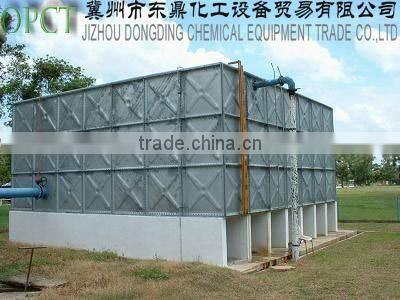Sectional Hot Galvanized Steel Plate Water Tank for Water Treatment
