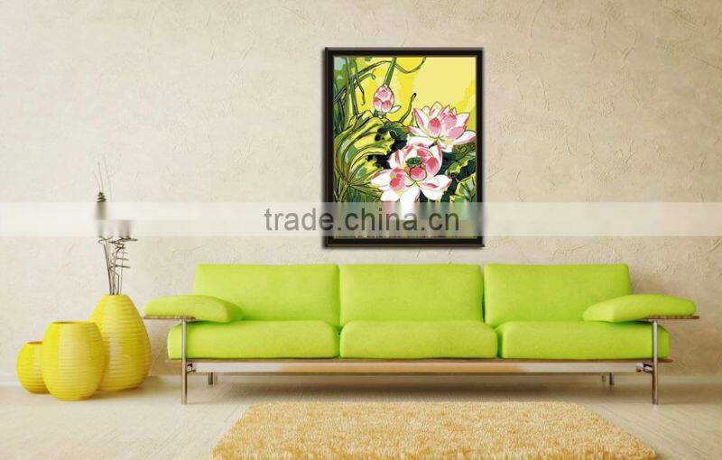 DIY digital oil painting by numbers flower oil painting for living room 5066