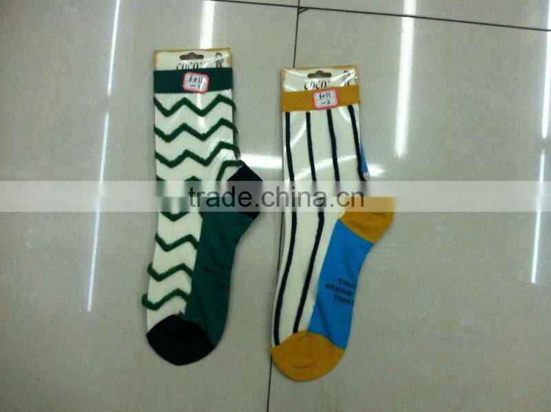 Japan style women summer transparent crystal cooling socks