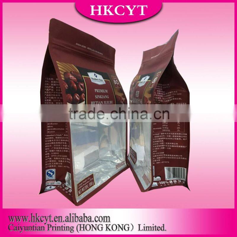 High Grade Organic Dried Goji Berries Stand Up Plastic Packaging Bags