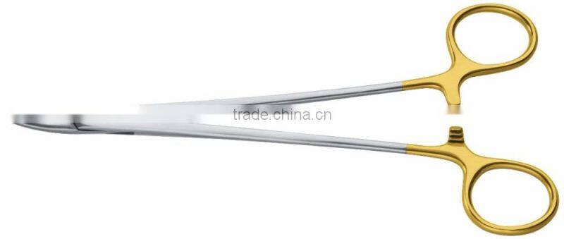 12 inch , 14 inch Heaney Micro Needle Holders /Curved / Available with or without Tungsten Carbide (TC) inserts
