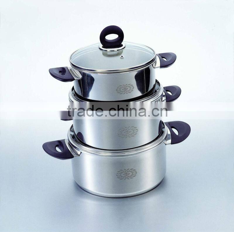 9 PCS stainless steel Non-stick pan cookware set
