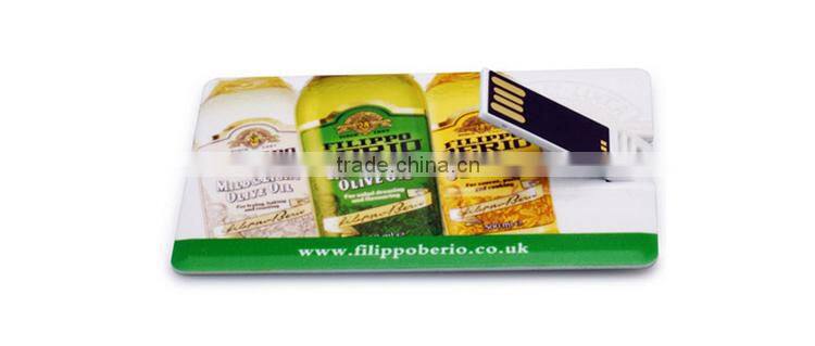 card shape usb flash drive portable memory custom usb business card