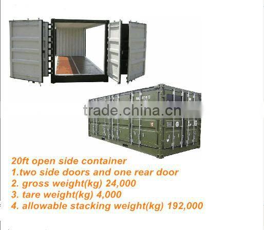 open side container wholesale shipping container