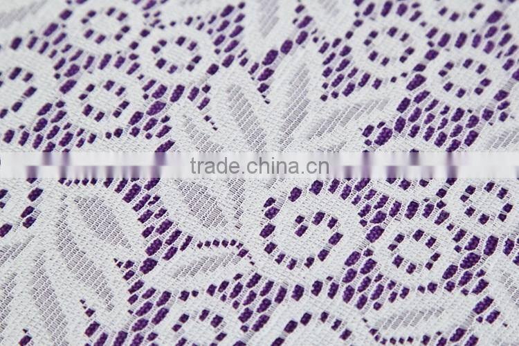 wholesale beautiful in stock 100 poly wedding embroidery white lace fabric for wedding dress