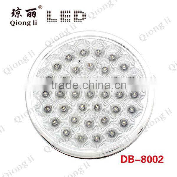 24 volt white light round led roof lamp