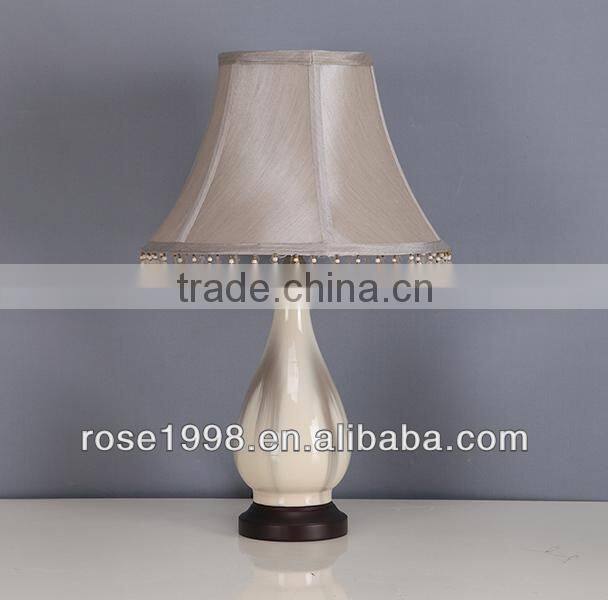 bedside table lamp with glaze ceramic