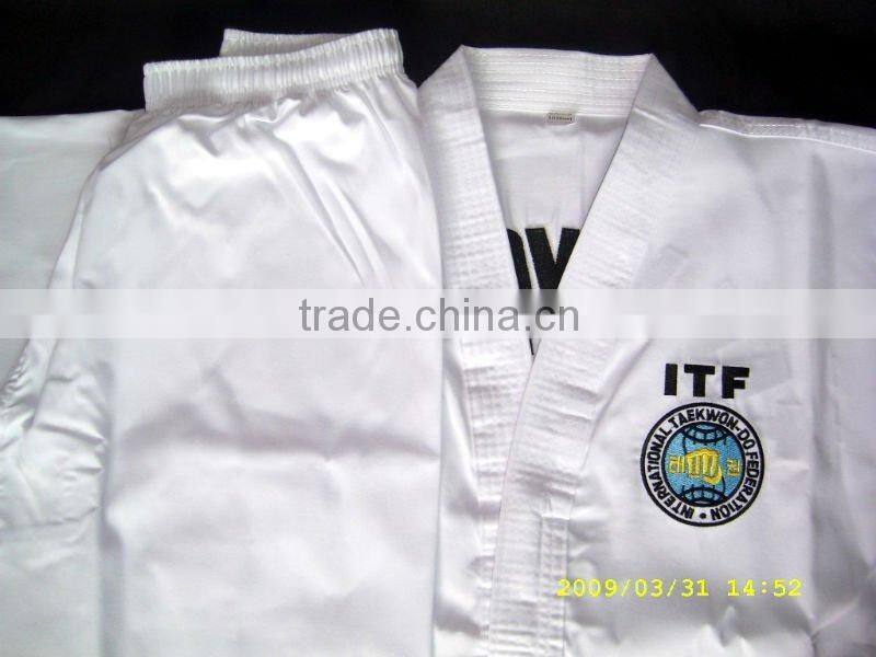 taekwondo clothing taekwondo suits taekwondo garment ITF taekwondo wear ITF taekwondo uniform V-neck kimonos