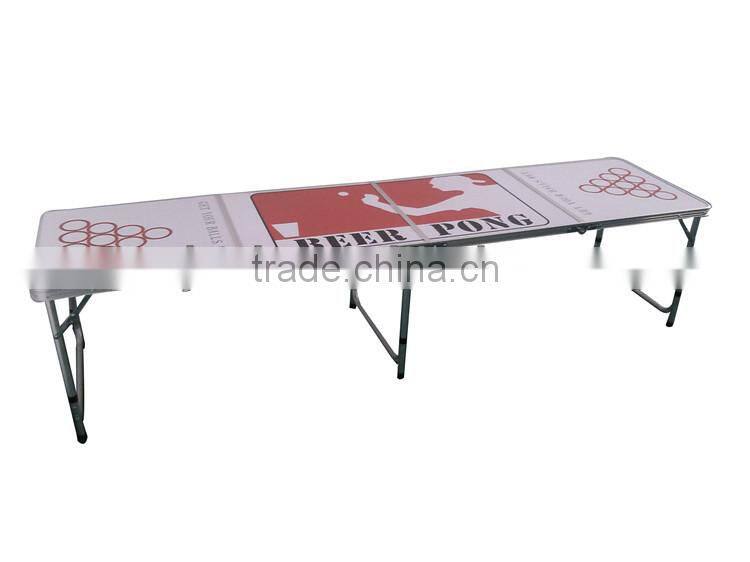 8ft folding beer pong table / A customized beer pong table / 8ft folding table