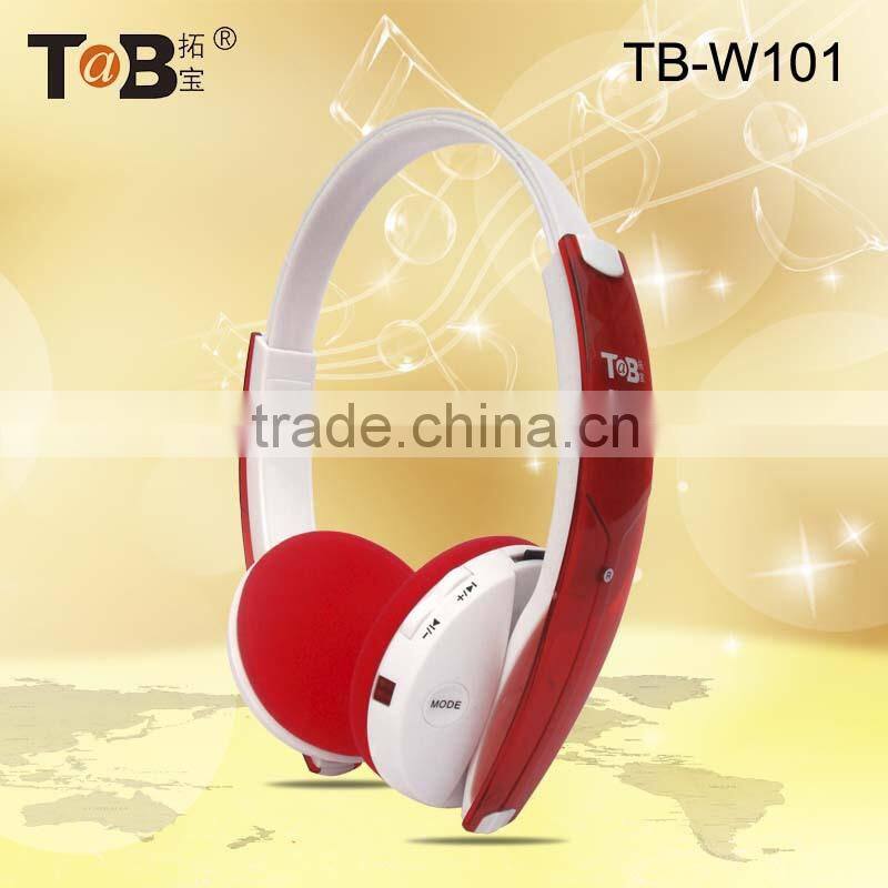2015 New design earphones with built-fm-radio