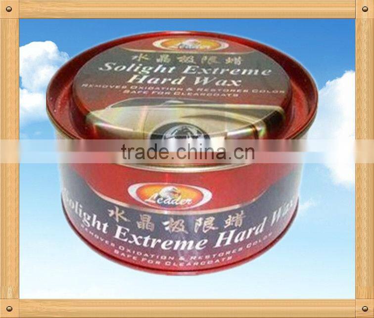 Round Wax Tin Box,Tinplate with CMYK Printing