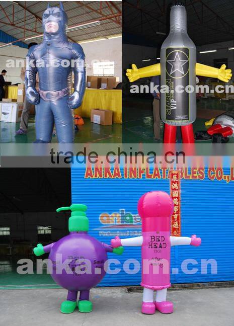China supplier adult size inflatable cup moving cartoon