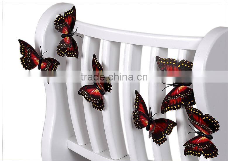 Spring Ornament 3D Purple decorative butterfly wall decor
