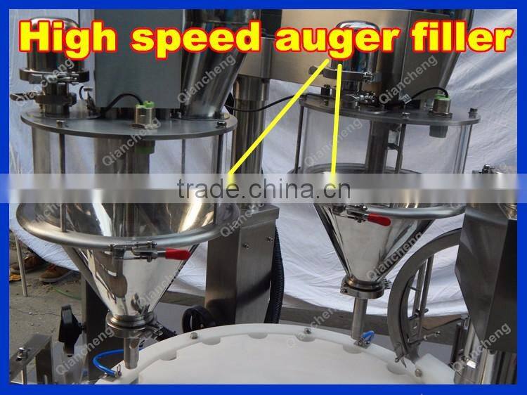 Shanghai factory Automatic powder filling and capping machine,powder filler