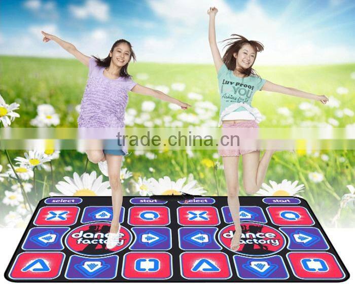8bit 16bit 32bit TV PC USB Game Dance Pad for TV PC Yoga Sport Twin Dance Mats