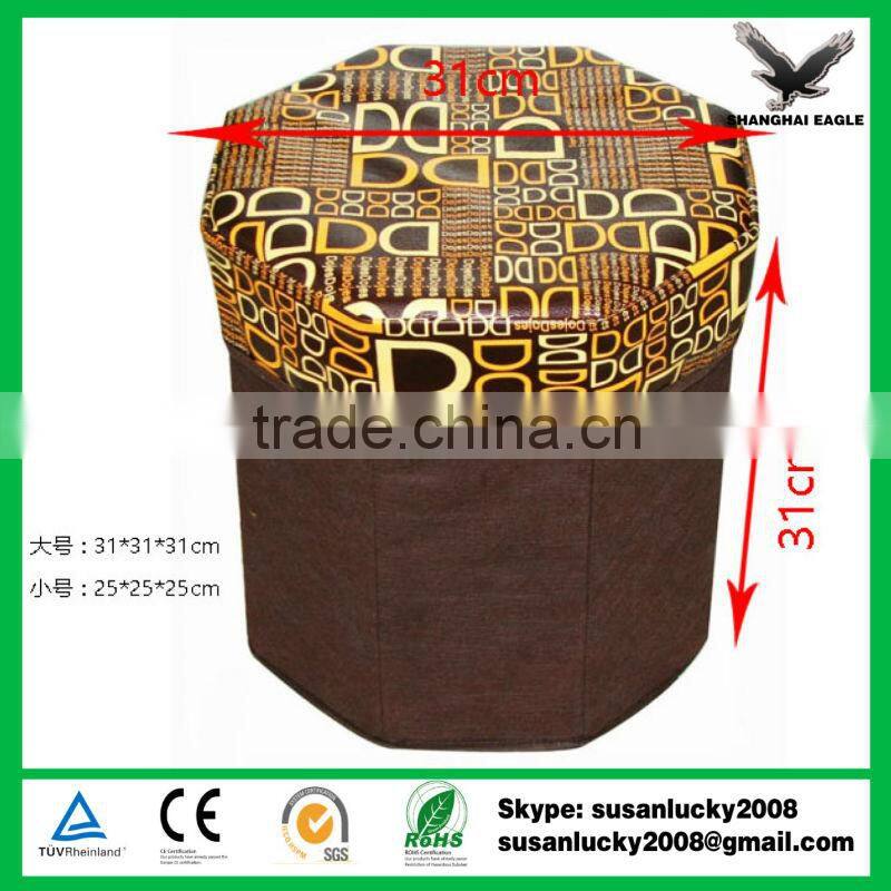 High Quality Non-Woven Foldable Storage Stool with Imprint Logo (diectly from factory)