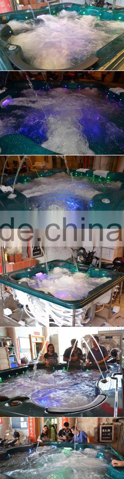 SAP-016A perfect tv sex hot tub with tv/pop-up tv outdoor spa/whirlpool spa