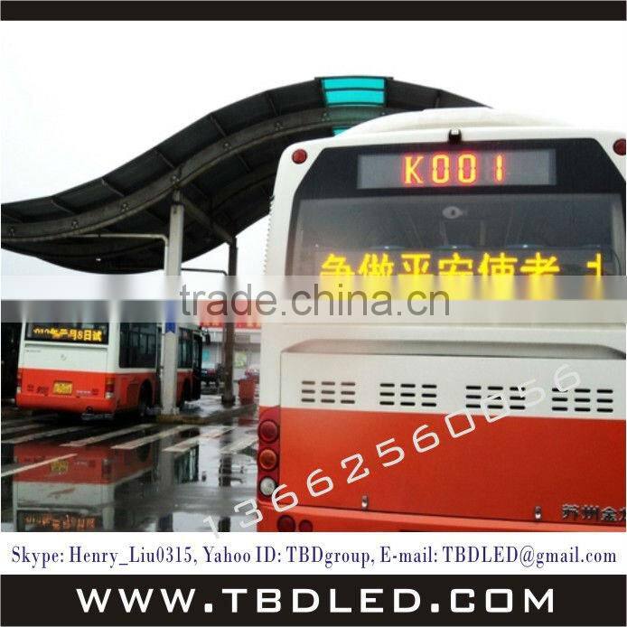 OEM led bus display 24V led message sign board