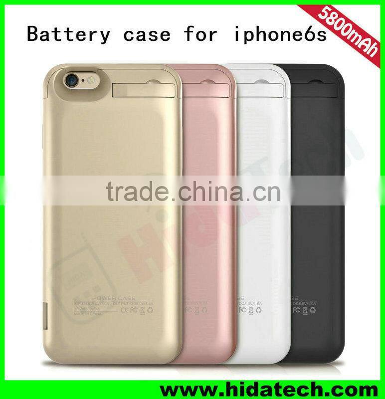 Hot Selling Power Bank Charger for iPhone 6s Battery Case for iPhone 6s for Wholesale