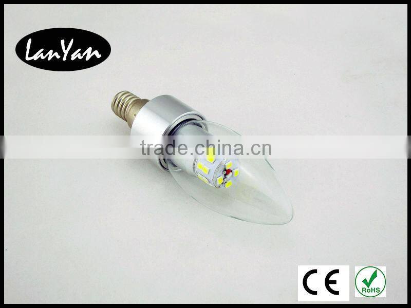 4w egg shaped Led candle light with CE ROHS GS SAA