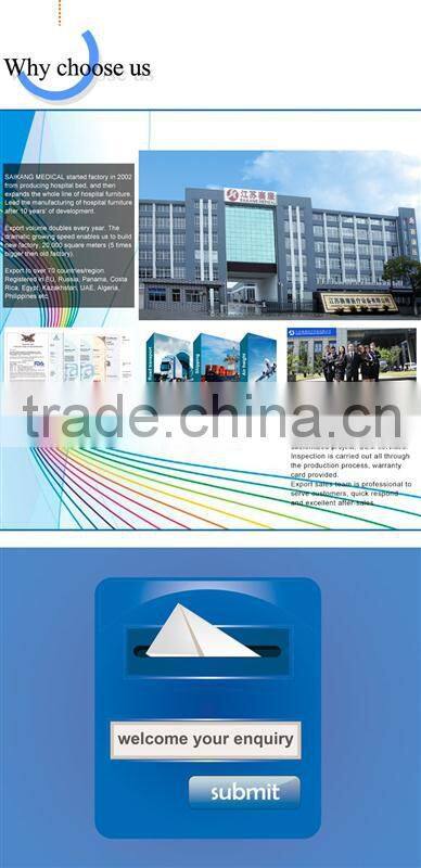 BV Factory Simple Nursing Hand Control Clinical Bed