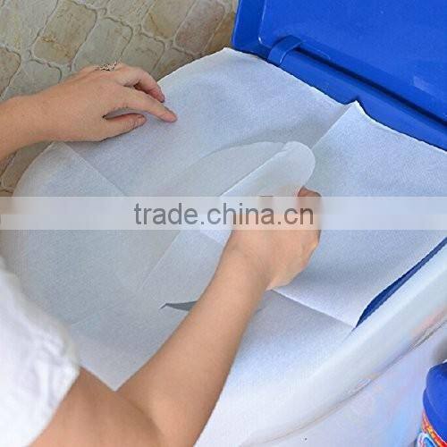 Disposable harf fold Toilet Mat White (20 Pack of 250) Antibacterial Waterproof Seat Cover Paper