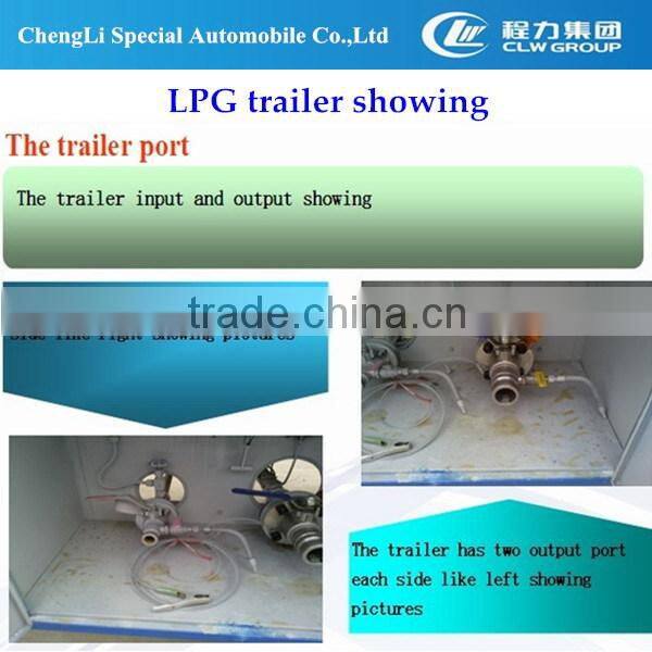Good quality newest 3 axles lpg tanker transportation truck