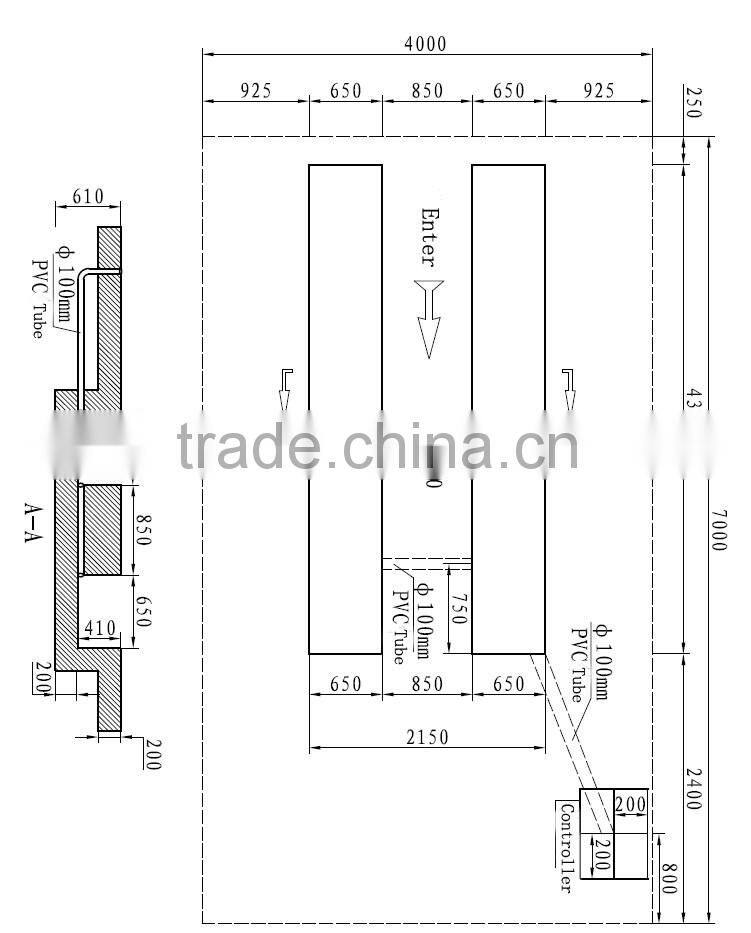 Four post car lift hydraulic pump system factory direct sales