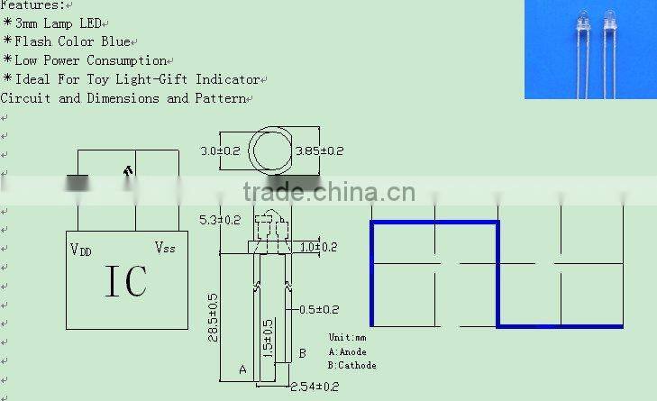5mm strobe led ( professional manufacturer)