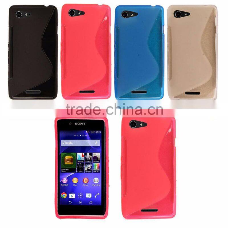 S-Line TPU Wave Gel Back Fit Case Cover For Sony Xperia Z4