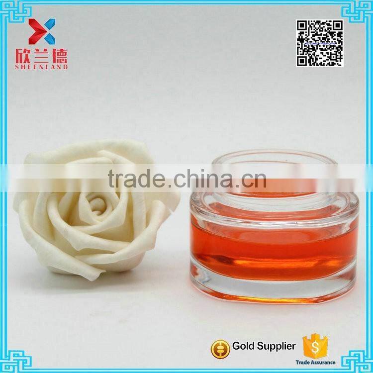 60ml airless glass cosmetic jars for body cream containers