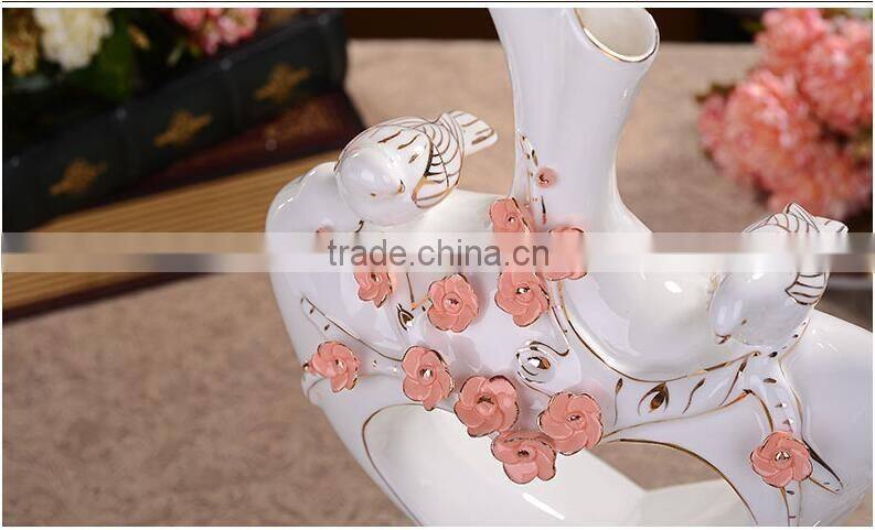 Porcelain vase home accessories for decoration and furniture