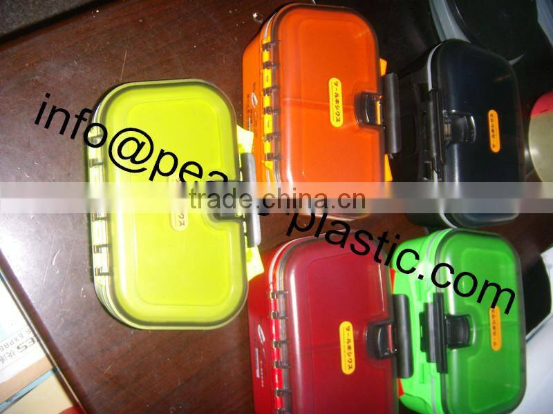 2014 Hot sale manufacturer sale clear plastic two layers fishing tackle box