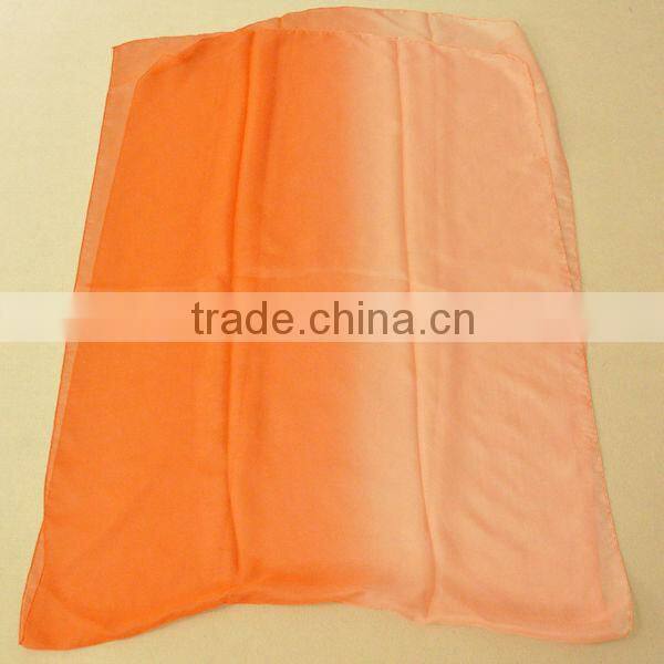 2014 alibaba supplier pure color beautiful silk chiffon scarf