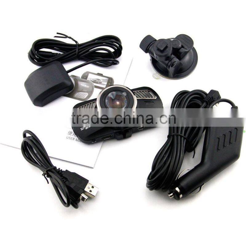 2016 New design quad HD1440p/30fps 2.7 inch full hd car speed recorder