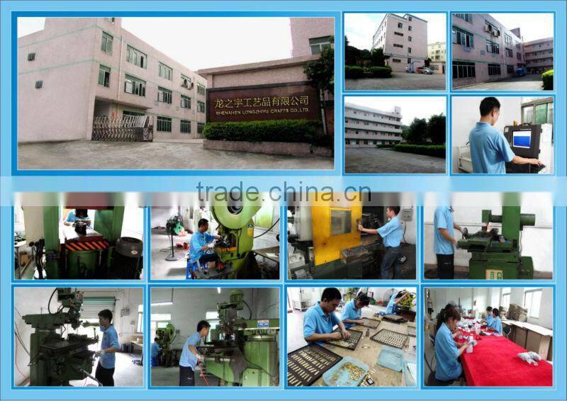 Custom metal plates for clothing show in souvenirs