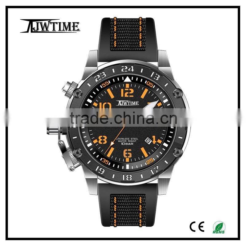 2016 New Titanium watch brand your own watches,fashion watches men/quartz watch,dive watch/quartz watches bezel japan movt
