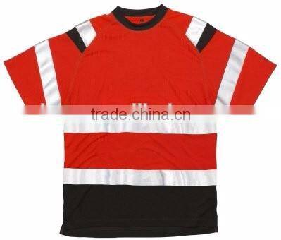 hi-vis safety orange long sleeve shirts ansi short sleeves reflective safety t-shirt