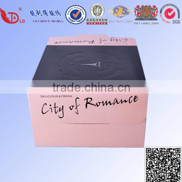 Wholesale Custom Cheap Wedding Cake Box Design