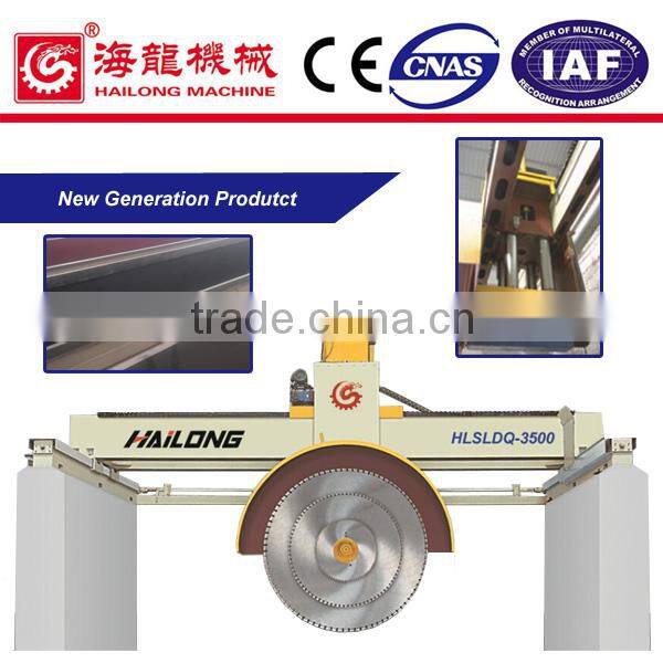 Bridge Saw Double Beam Hydraulic Cylindrical Multi Blades Block Cutter