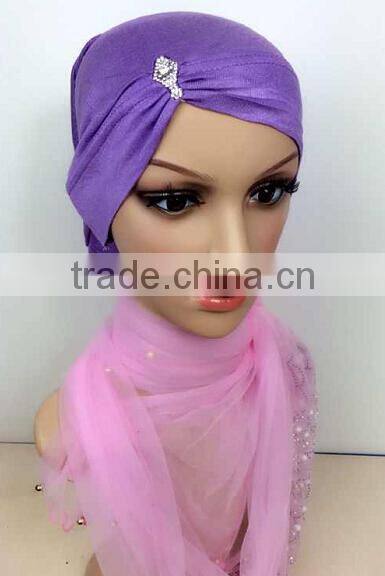 C065 new style jersey elastic tube underscarf,muslim scarf hats