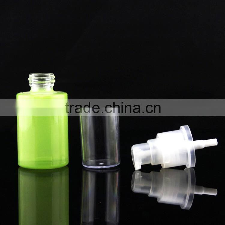 fancy bottle lotion glass bottle with white press pump for wholesale