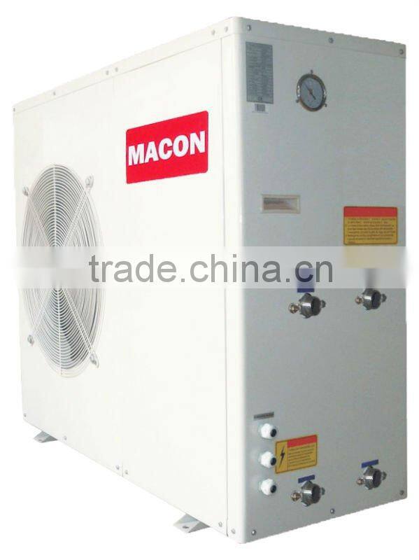 Double source heat pump water heater/chiller