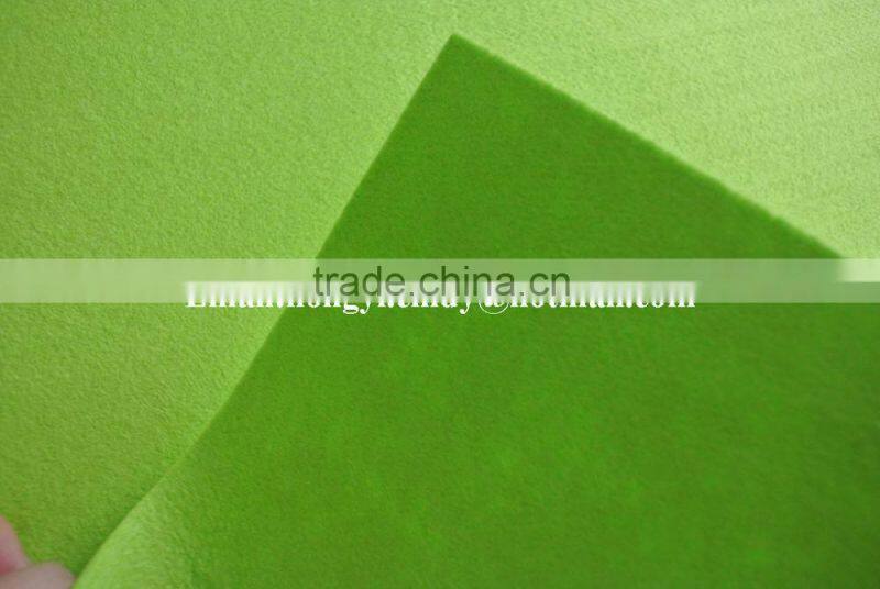 Green color needle punched nonwoven fabric super water absorbent floor cleaning cloth